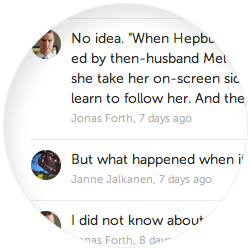 Comments, Shares and Embeds