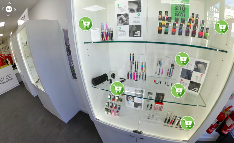Featured picture of post "Image of the Week: Interactive 360° Virtual Store by Vapestore"