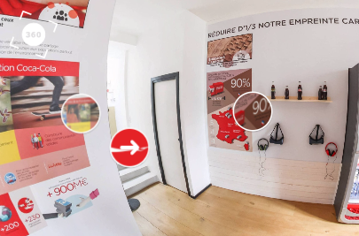 Featured picture of post "Image of the Week: Interactive 360° tour from Coca-Cola"