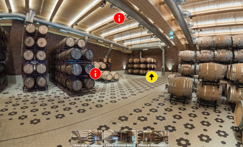Featured picture of post "Image of the Week: Condé Nast Traveler’s 360° Experience of Mahou Beer Barrel Cellar"