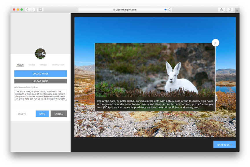 Featured picture of post "Features & specifications for ThingLink 360"