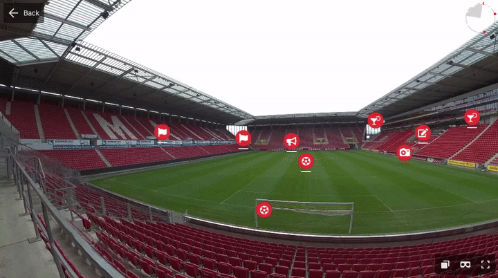 Featured picture of post "ThingLink Feature:  Experience the Opel Arena in 360° from VRM"