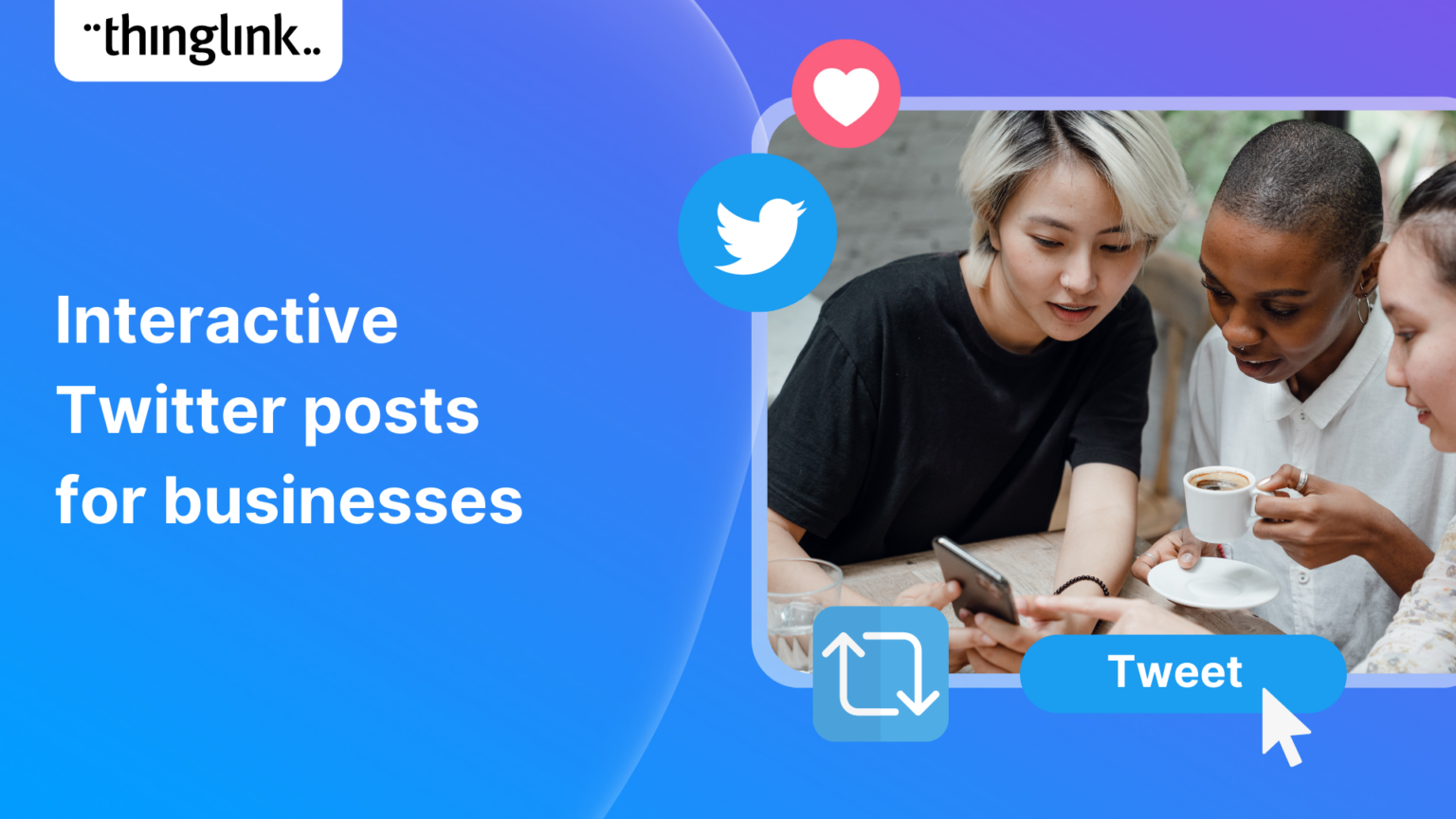 Interactive Twitter posts for businesses