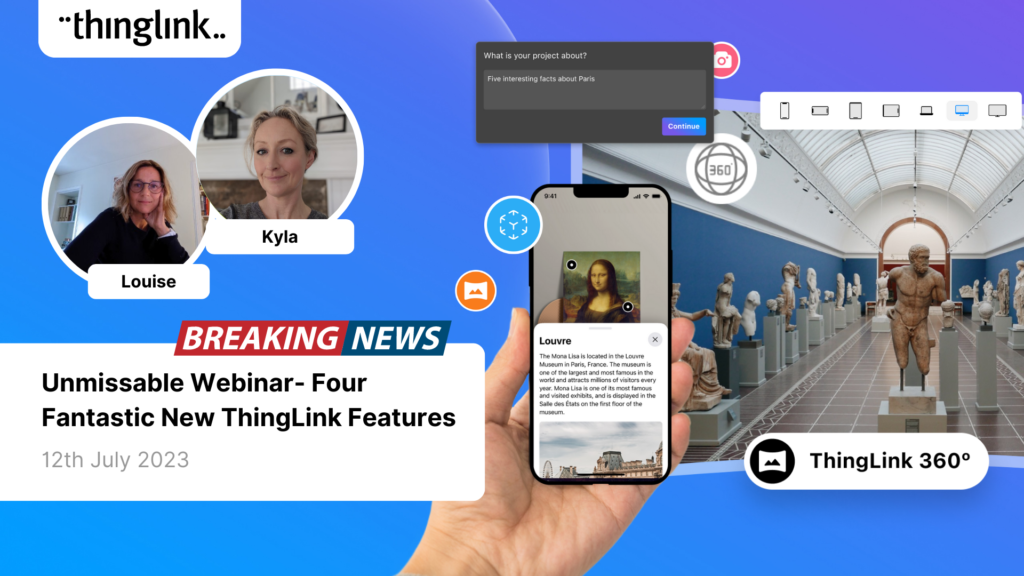 Featured picture of post "Unmissable ThingLink Webinar: Four Fantastic New Features!"