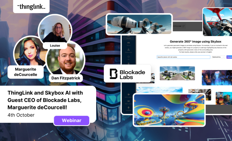 Featured picture of post "Unlocking Creativity in Education: ThingLink Integrates with Skybox AI to Elevate Immersive Learning Experiences"
