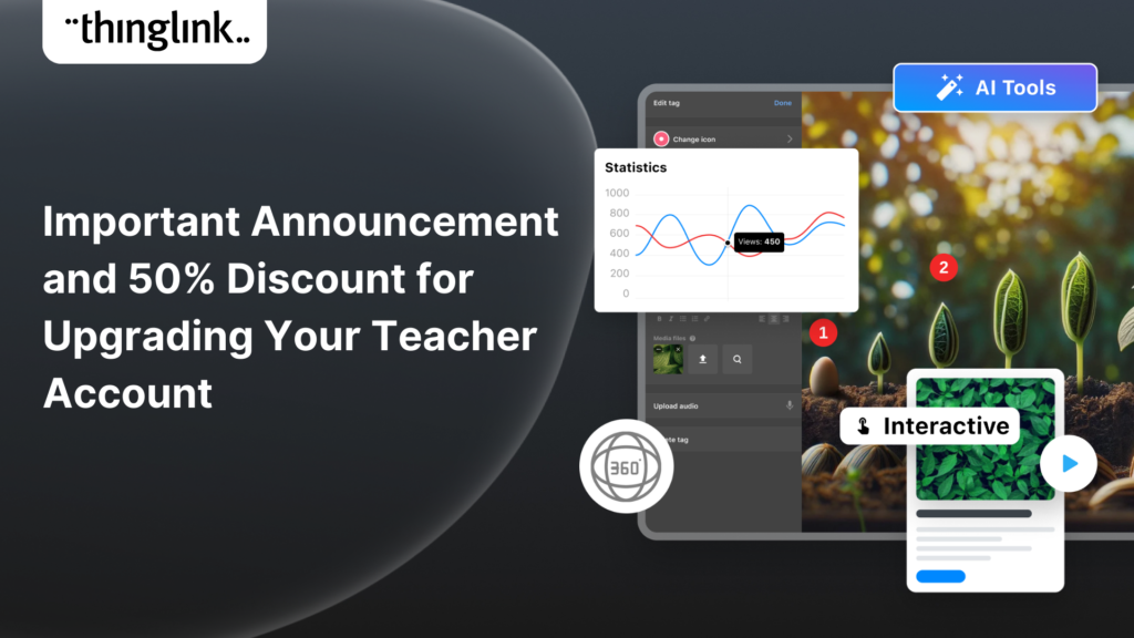 Featured picture of post "Important Announcement and 50% Discount for Upgrading Your Teacher Account"